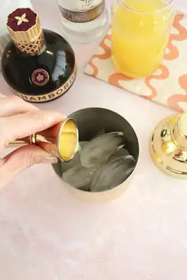 making a french martini