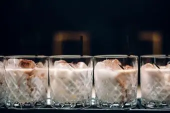 coquetel de deslizamento de caramelo