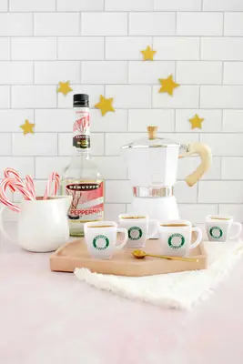 Peppermint Mocha Jello Shots!