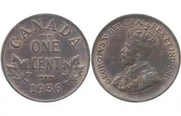 1936 קנדי ​​1 סנט
