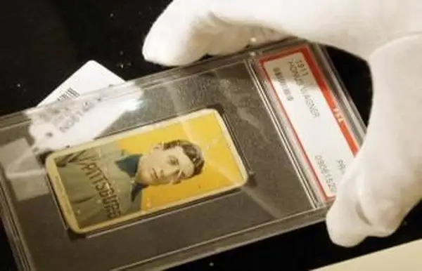 seltene Baseballkarte von Honus Wagner