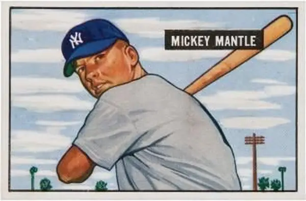 1951 Bowman Mickey Mantle Rookie-Karte