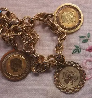 アンティークチャームとチャームブレスレット