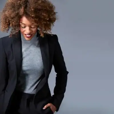 Empresária confiante