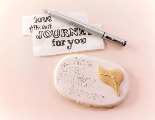 3 Ways to Add Lettering to Sugar Cookies