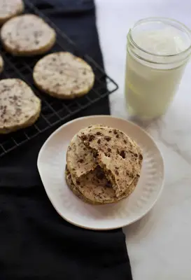 Chocolate Flecked Slice and Bake Cookies
