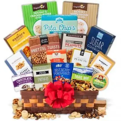 스낵 선물 바구니-디럭스