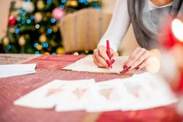 כותב כרטיס חג מולד