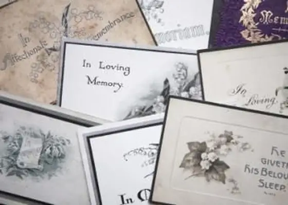 애도하는 어린이의 죽음에 대한 인용문 사용