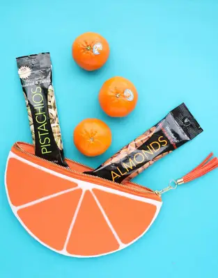 DIY Mandarin Orange Slice Snack Pouch