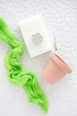 Felted Wool Cactus Pincushion DIY