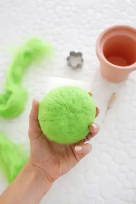 Felted Wool Cactus Pincushion DIY