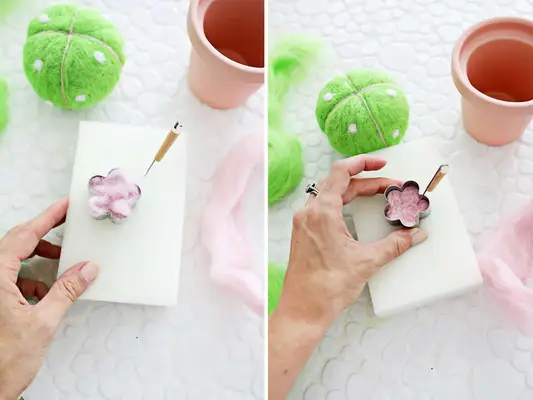 Felted Wool Cactus Pincushion DIY