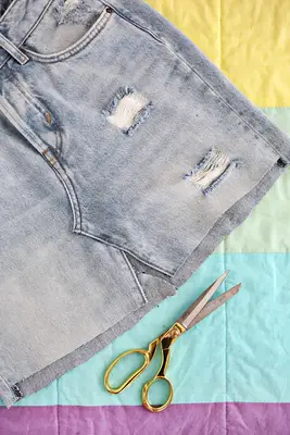 Make Your Own Jean Skirt!