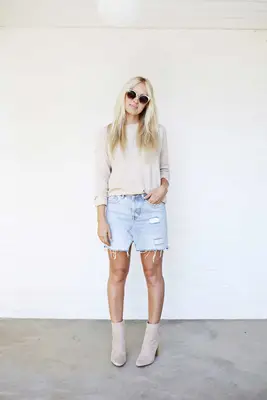 Make Your Own Jean Skirt!