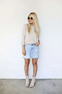 Make Your Own Jean Skirt!