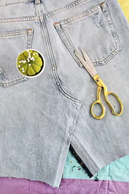 Make Your Own Jean Skirt!