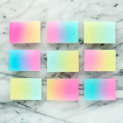 DIY Gradient Soap Bars