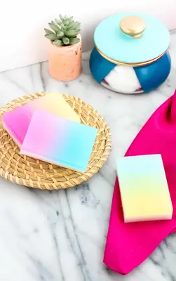 DIY Gradient Soap Bars