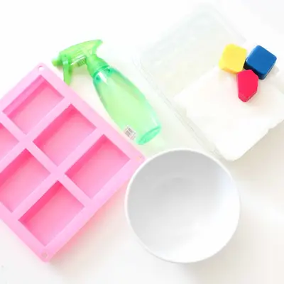 DIY Gradient Soap Bars