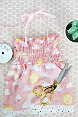 Make A Summer Baby Dress in Only 20 Minutes!