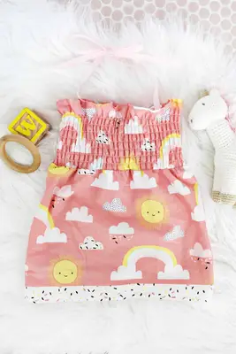 Udělejte si letní dětské šaty za pouhých 20 minut!