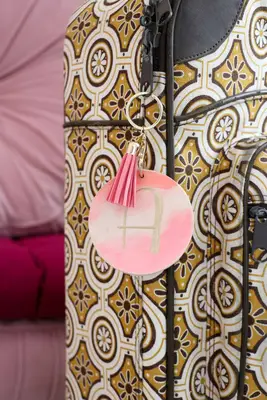 Make Your Own Watercolor Luggage Tags