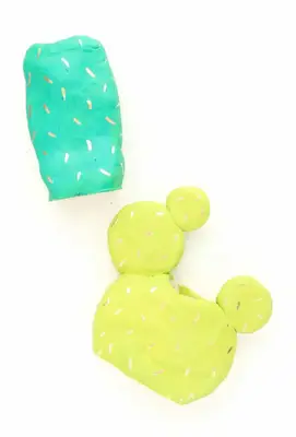 DIY Clay Cactus Candle Holders