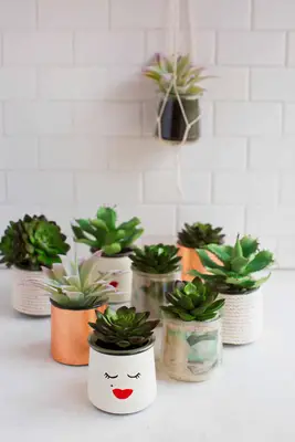 5 Easy DIY Glass Planters