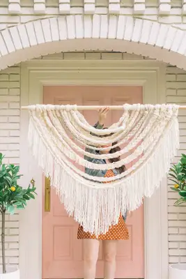 Flettet væg hængende DIY