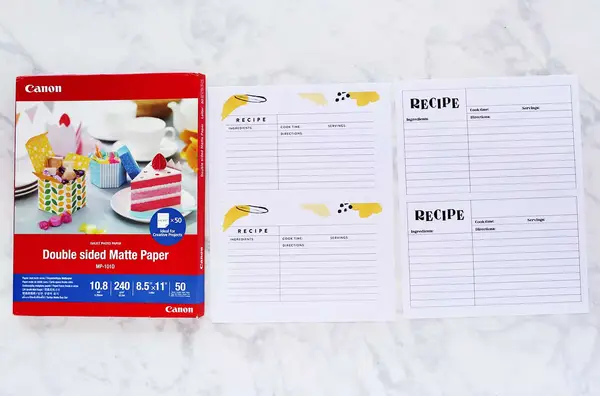 DIY Recipe Card Box + Printable Templates!