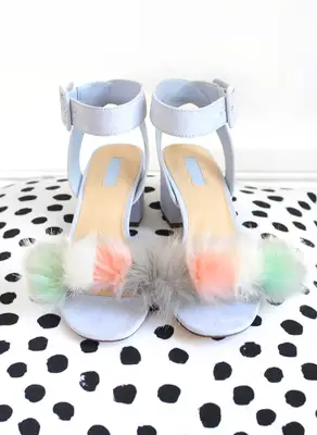 Springy Pom Sandal