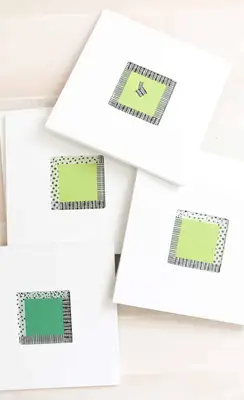 DIY Splatter Painted Mirror Wall Art