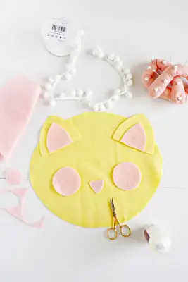 Cat Face Pillow DIY! 