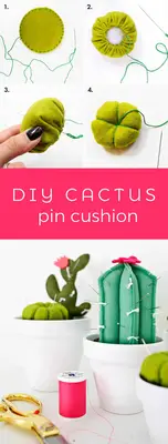 Cactus Pincushion DIY