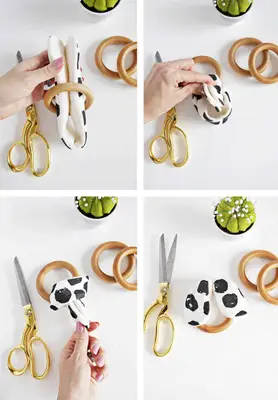 Wooden Ring Crinkle Teether DIY