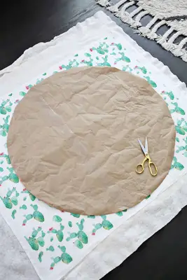 Round Quilted Play Mat DIY