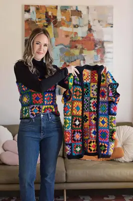 크로 셰 뜨개질 가디건을 수정하는 방법