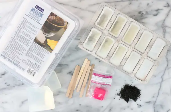 DIY Dragon Fruit Soap Popsicles