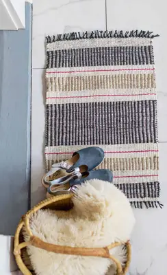 Vevd jute matteopplæring