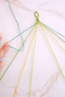 chevron friendship bracelet steps