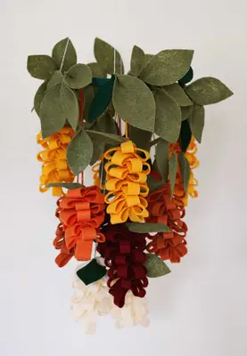 DIY Felt Flower Mobile