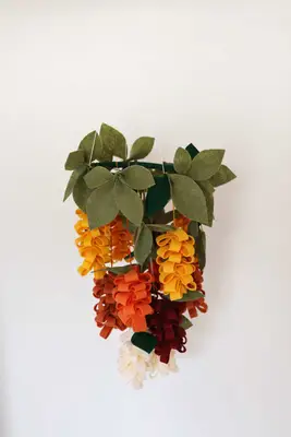 DIY Felt Flower Mobile