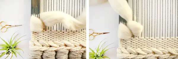 Quick Weave Wall Hanging DIY