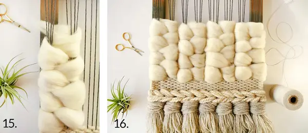 Quick Weave Wall Hanging DIY