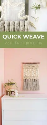 Quick Weave Wall Hanging DIY