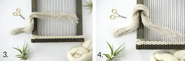 Quick Weave Wall Hanging DIY