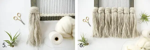Quick Weave Wall Hanging DIY
