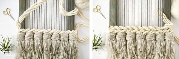 Quick Weave Wall Hanging DIY