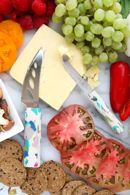 DIY Terrazzo Cheese Knives